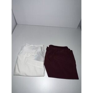 Texas A&M Aggies‎ Adidas 2 Shorts Mens M White Maroon Crazy Train Woven Preppy